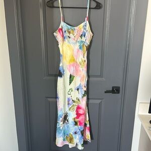 NWT conditions apply multi colored dress